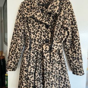 Leopard winter weight coat